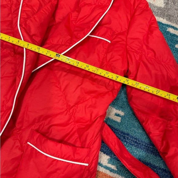 Eddie Bauer Vintage Quilted Goose Down Maxi Jacket Coat Robe - Picture 7 of 8